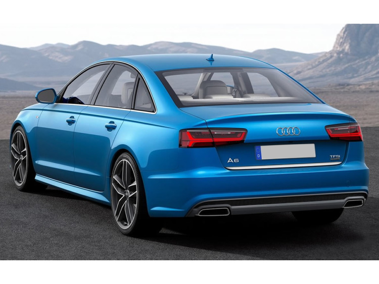 Chrom-Zierleiste f&uuml;r Kofferraum Audi A6 S&eacute;rie 4 Berline 10-15 & Audi A6 S&eacute;rie 4 Phase 2 Berline 14-18