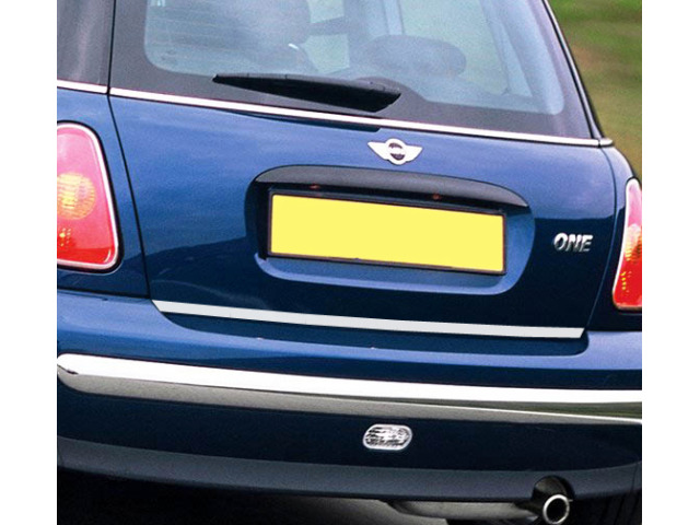 ChromZierleiste für Kofferraum Mini 1 0106 Mini 2 Mini 3 Mini Clubman Mini Clubvan Mini Countryman Mini Coupé Mini Paceman Mini Roadster