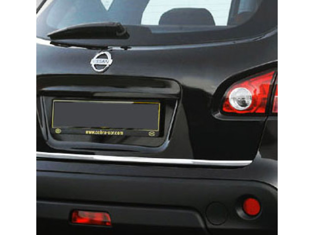 ChromZierleiste für Kofferraum Nissan Qashqai 2 0810 Nissan Qashqai 2 phase 2 1014 Nissan Qashqai 2 phase 3 Nissan Qashqai 0710 Nissan Qashqai phase 2 1014 Nissan Qashqai phase 3