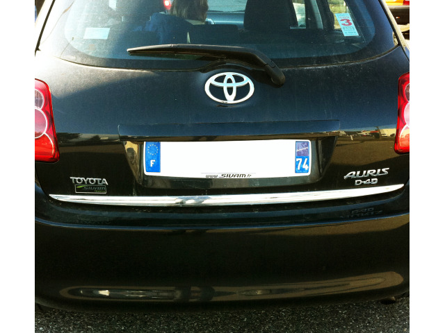 ChromZierleiste für Kofferraum Toyota Auris