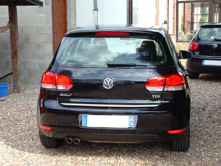 Chrom-Zierleiste f&uuml;r Kofferraum VW Golf 6 & VW Golf 6 cabriolet