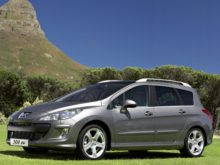 Chromleiste f&uuml;r die untere Fensterkontur Peugeot 308 SW 08-14