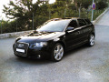 Chromleiste f&uuml;r K&uuml;hlergrill Audi A3 s&eacute;rie 2 03-08 & Audi A3 S&eacute;rie 2 Sportback 04-08 v1