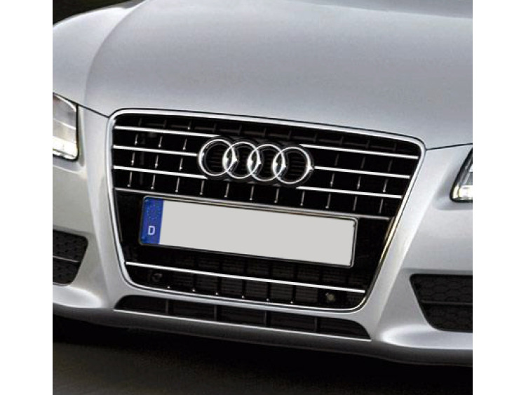 Chromleiste f&uuml;r K&uuml;hlergrill Audi A5 Cabriolet 09-11 Audi A5 Coup&eacute; 07-11 Audi A5 Sportback 09-11