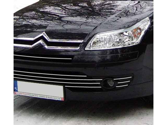 Chromleiste für Kühlergrill Citroën C4 0411 Citroën C4 Berline Citroën C4 Coupé