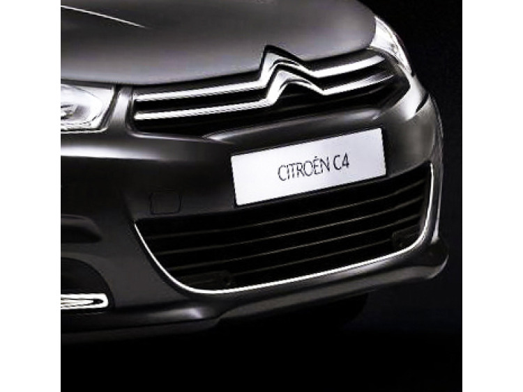Chromleiste f&uuml;r K&uuml;hlergrill-Konturen Citro&euml;n C4 11-26
