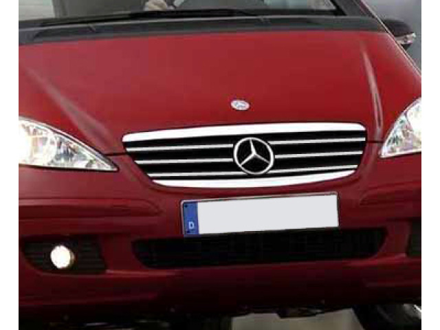 Chromleiste für Kühlergrill Mercedes Classe A W169 0408 Classe A W169 Phase 2 0812 Classe A W176 1