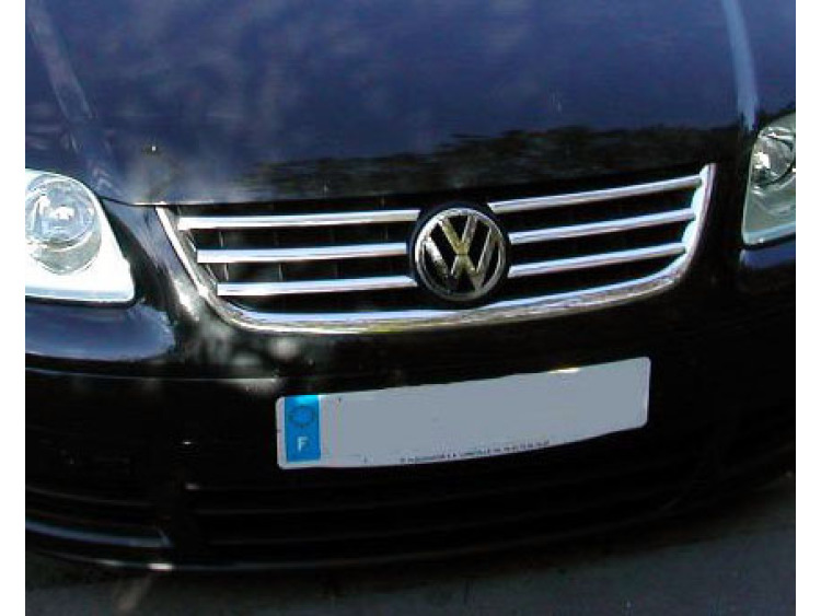 Chromleiste f&uuml;r K&uuml;hlergrill VW Touran 03-06