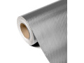 Luxyline 3D Karbon-Klebefilm 70cm silbergrau