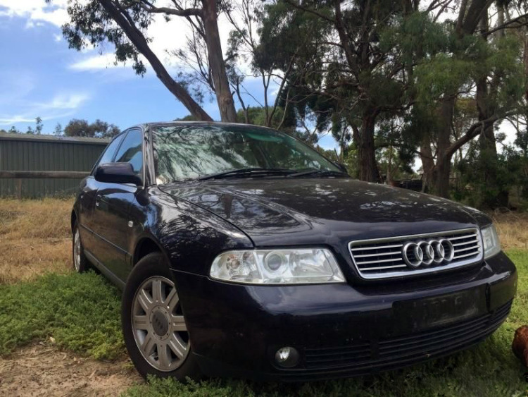 Zier-Chromleiste f&uuml;r K&uuml;hlergrill-Oberteil Audi A4 s&eacute;rie 1 phase 2 99-00