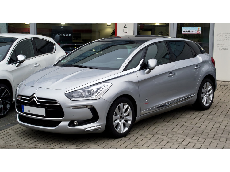 Zier-Chromleiste f&uuml;r K&uuml;hlergrill-Oberteil Citro&euml;n DS 5