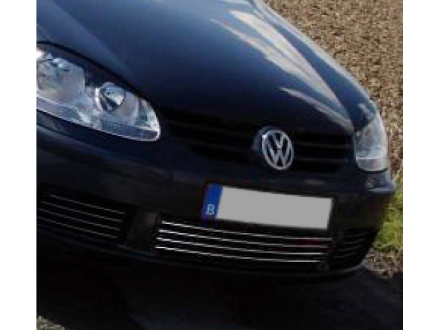 ZierChromleiste für KühlergrillUnterteil VW Golf 5