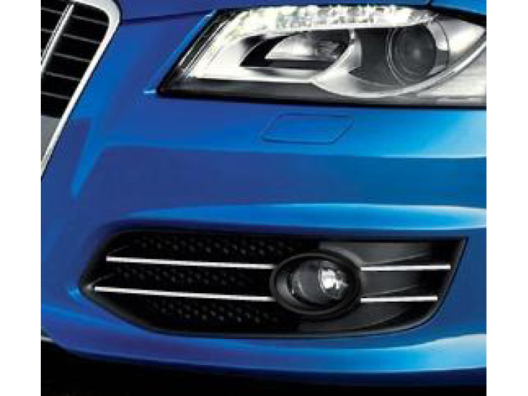 Zier-Chromleiste f&uuml;r Nebelscheinwerfer Audi S3 06-26 & Audi S3 sportback 06-26