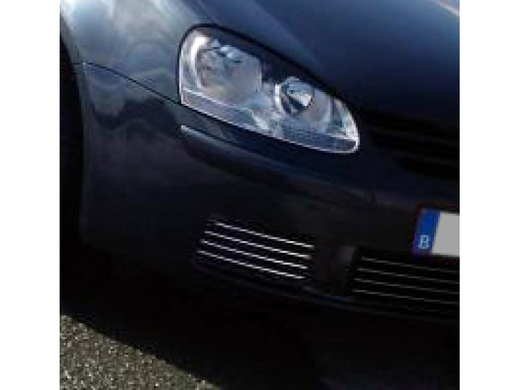Zier-Chromleiste f&uuml;r Nebelscheinwerfer VW Golf 5