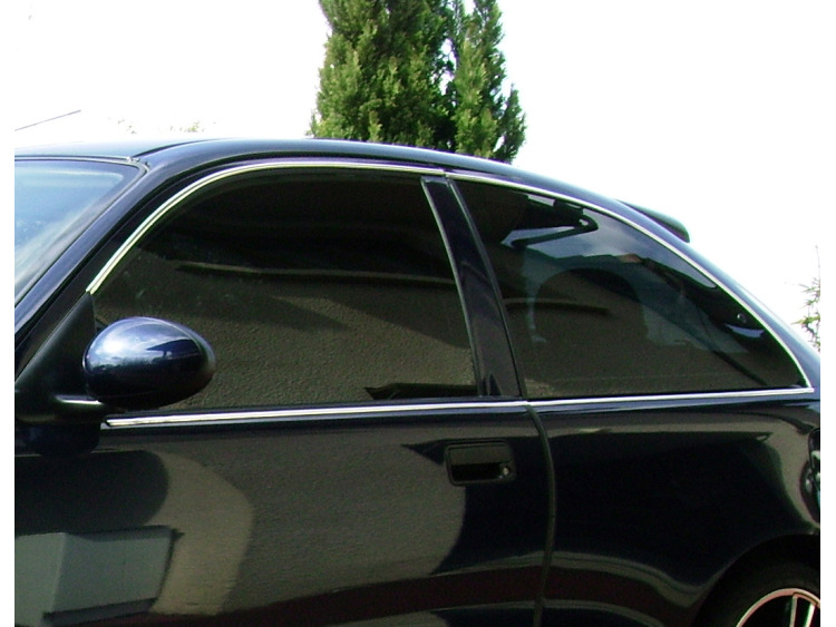 Zier-Chromleiste f&uuml;r seitliche Autofensterkonturen MG ZR Rover 25 Rover 200 Rover 220