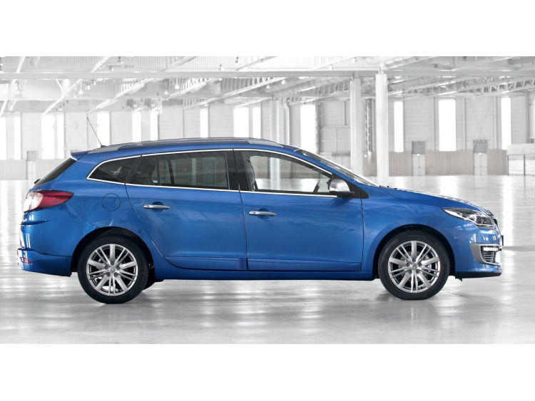 Zier-Chromleiste f&uuml;r seitliche Autofensterkonturen Renault M&eacute;gane III estate 09-12